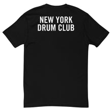 Charger l&#39;image dans la galerie, NY Drum Club Front/Back Tee | Unisex Drum &amp; Percussion Apparel
