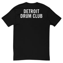 Charger l&#39;image dans la galerie, Detroit Drum Club Front/Back Tee | Unisex Drum &amp; Percussion Wear
