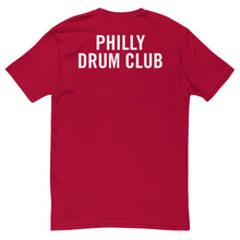 Charger l&#39;image dans la galerie, Philly Drum Club Front/Back Tee | Unisex Drum &amp; Percussion Apparel
