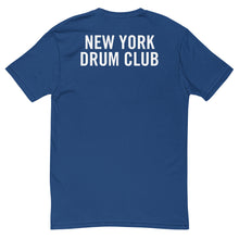 Charger l&#39;image dans la galerie, NY Drum Club Front/Back Tee | Unisex Drum &amp; Percussion Apparel
