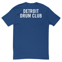 Load image into Gallery viewer, Detroit Drum Club Front/Back Tee | Unisex Drum &amp; Percussion Wear
