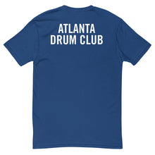 Charger l&#39;image dans la galerie, Atlanta Drum Club Front/Back Tee | Unisex Drum &amp; Percussion Wear
